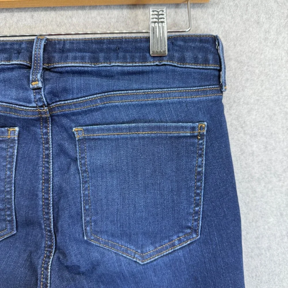 NYDJ Not Your Daughters Jeans Ami‎ Skinny Dark Wash Floral Leg Denim Lift Size 2
